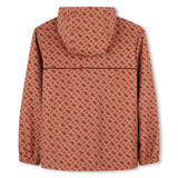 Chocolate Brown Hooded Windbreaker