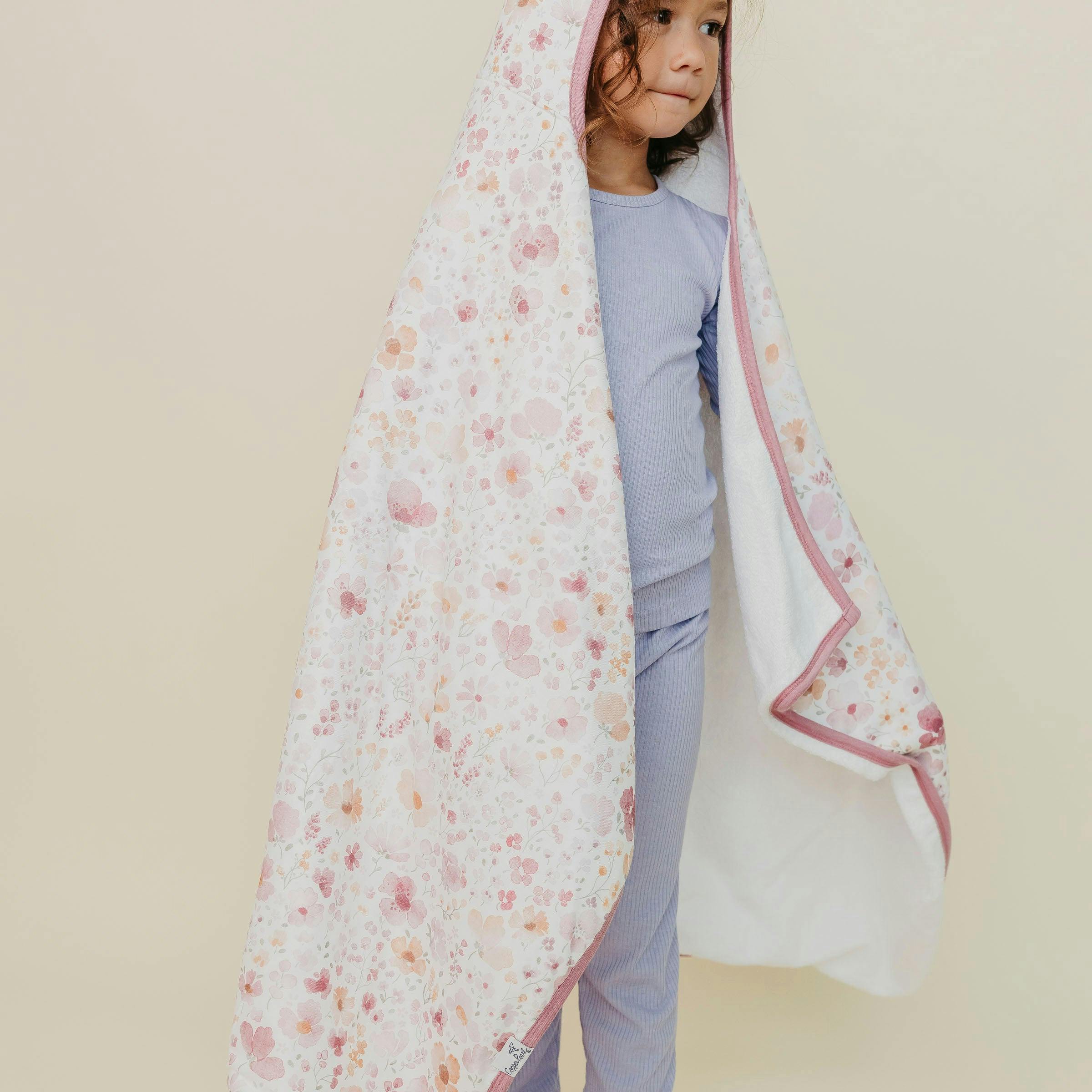 Premium Big Kid Hooded Towel - Diana