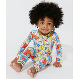 Comic Hero Bamboo Convertible Footie