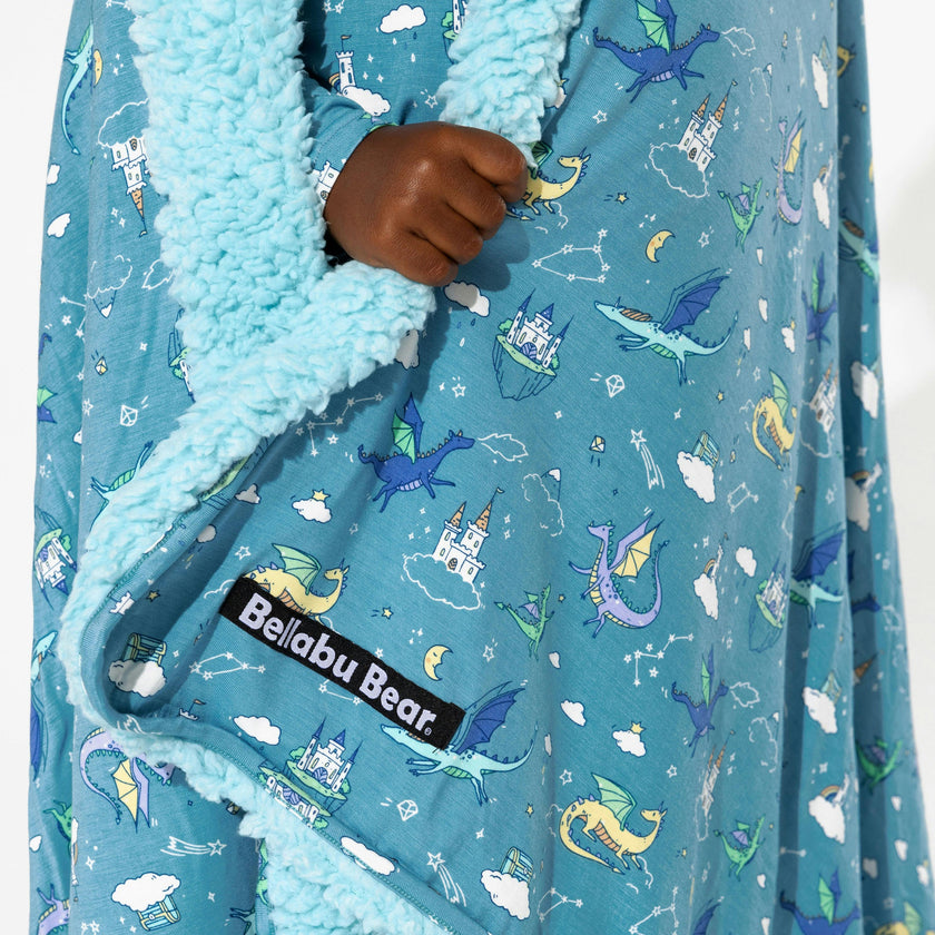 Dragon Dreams Bamboo Sherpa Blanket