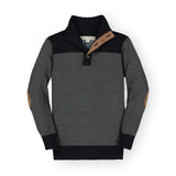 Contrast Sweater with Elbow Patches