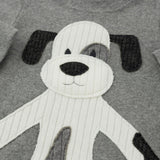 Large Cream Applique L/S 2pc Set