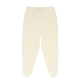 baby cream knit footie pant