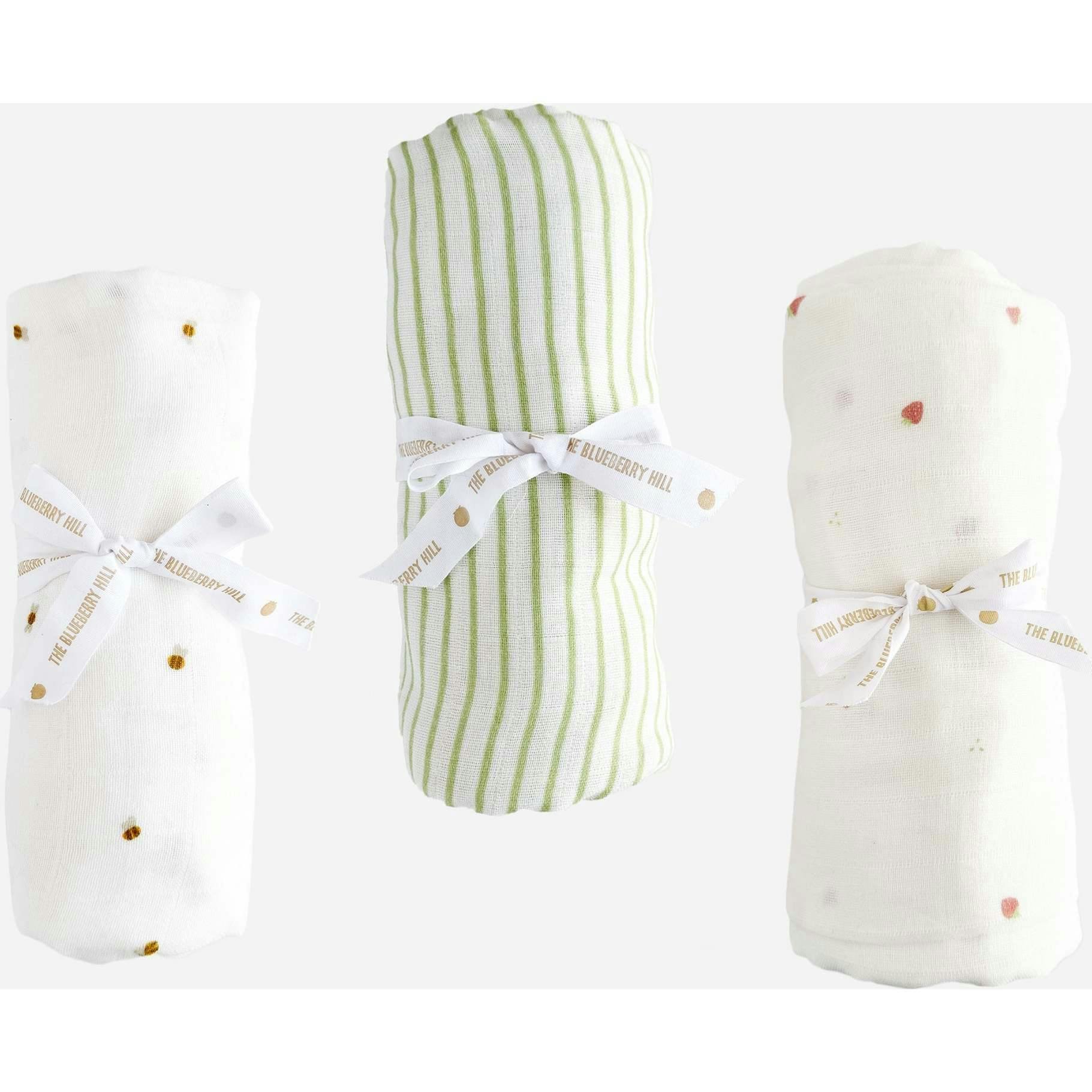 Swaddle Set - Garden