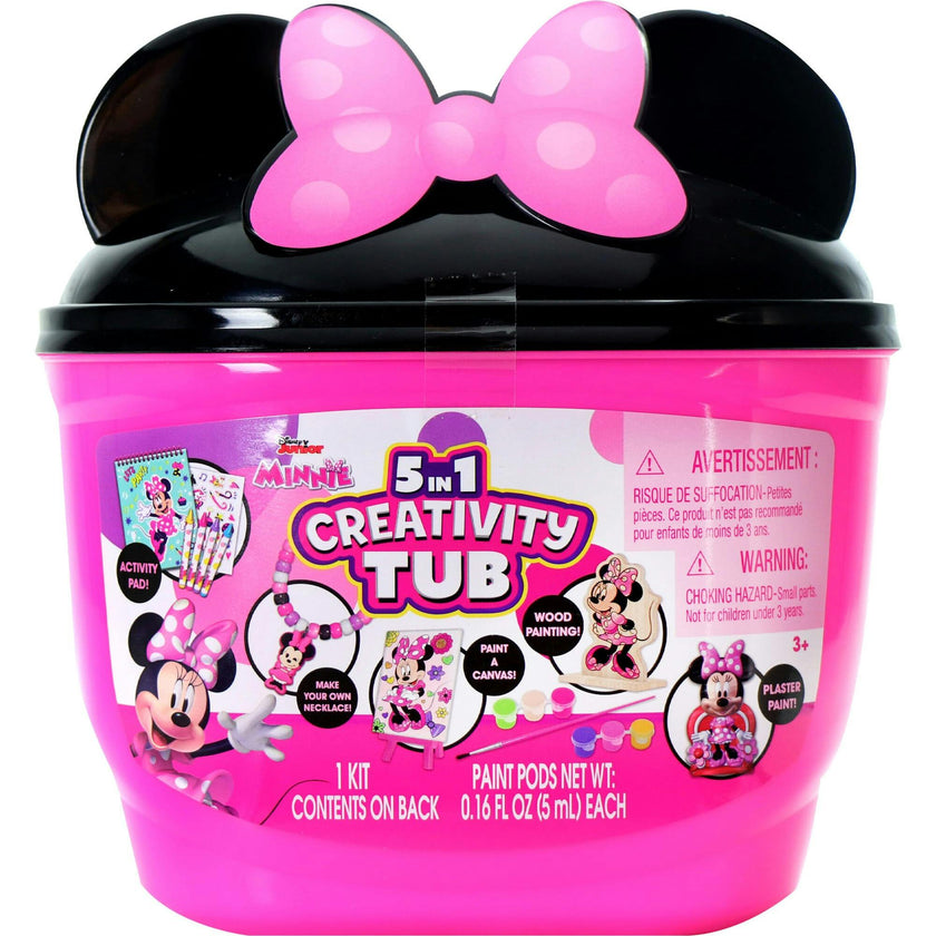 Tara Toy: 5-In-1: Creativity Tub - Minnie - Make Your Own Necklace