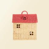 Amy Handcrafted Rattan Dollhouse Tote With Top Handle - Wicker