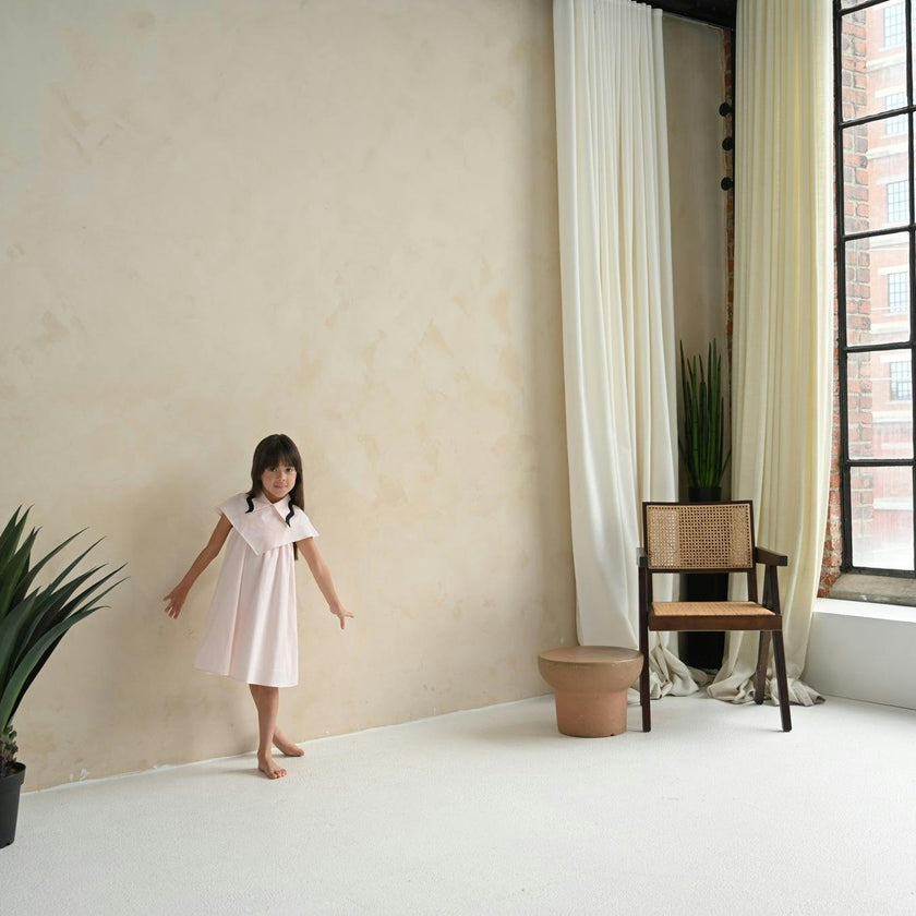 Lara dress (blush pink)