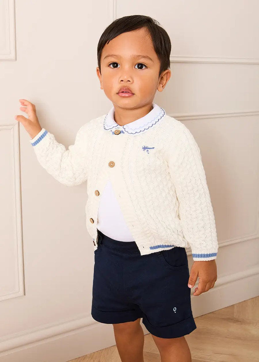 Insignia Elasticated Waist Turn-up Shorts in Navy (12mths-4yrs)