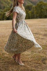 Amber Dress in Autumn Bouquet
