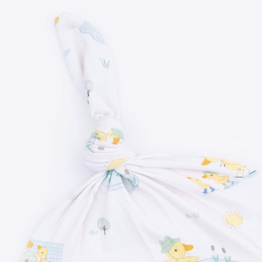 Frog and Duck Pond - Bundle Gown & Knotted Hat