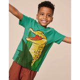 Painterly Croc Graphic Tee, Green