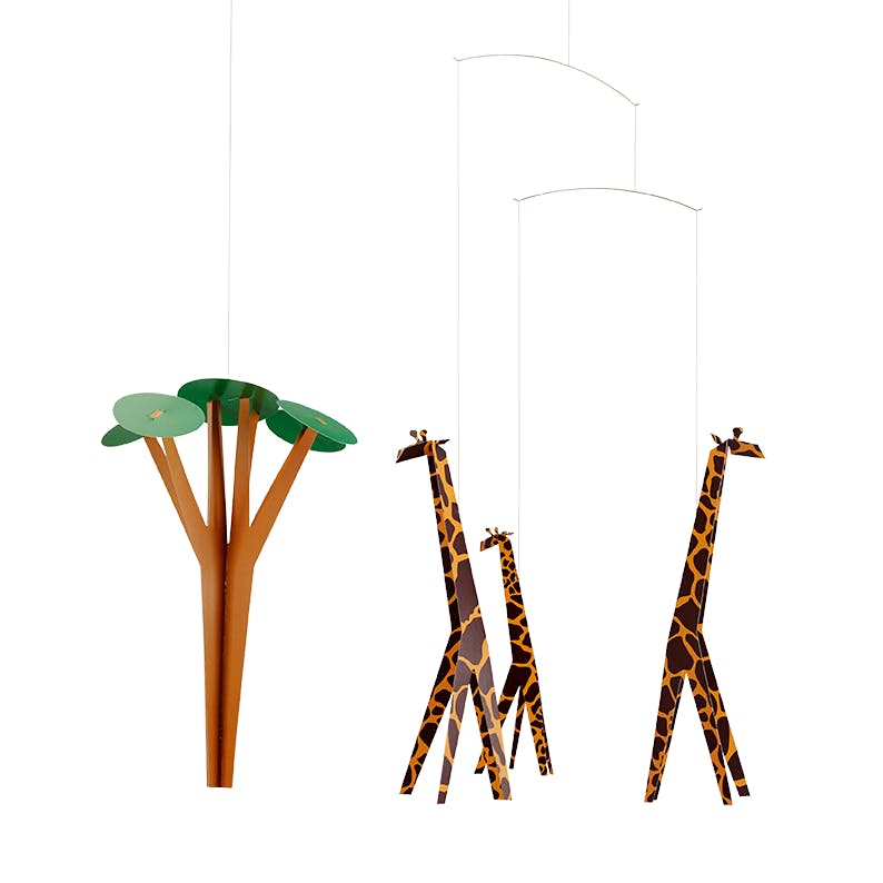Giraffes on the Savannah.