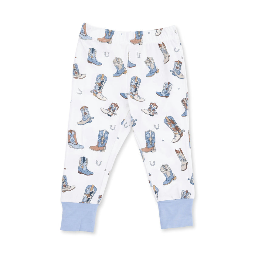 Buckaroo Boots - Short Sleeve Loungewear Set