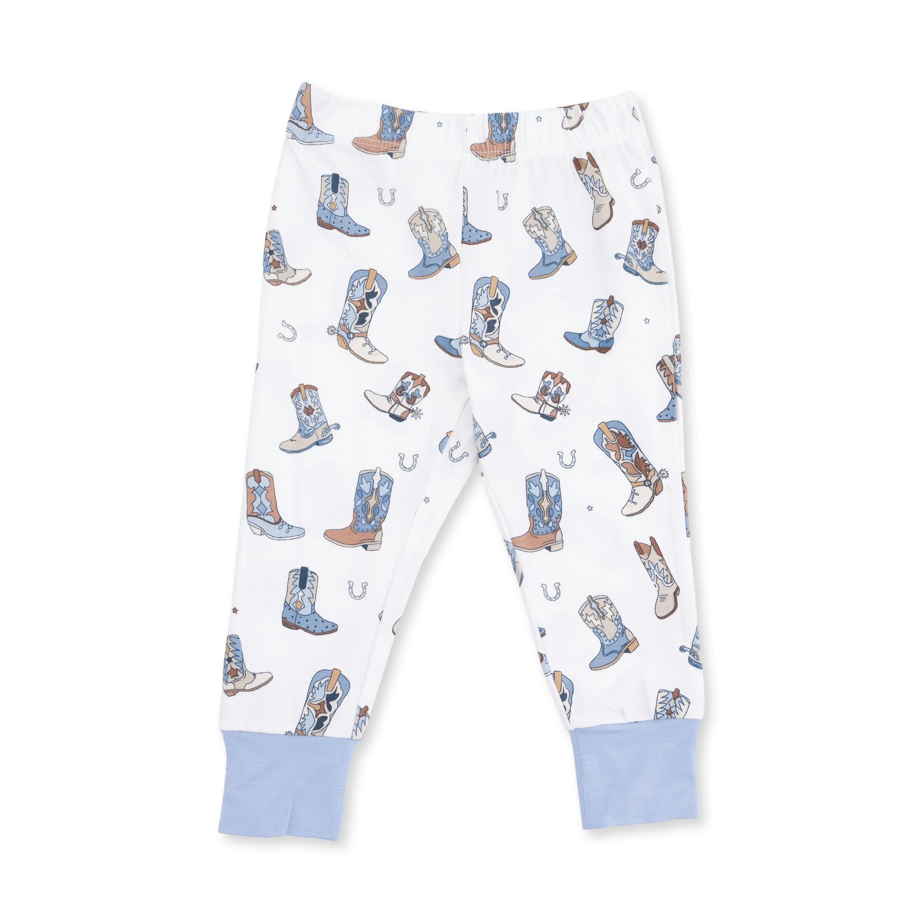 Buckaroo Boots - Short Sleeve Loungewear Set