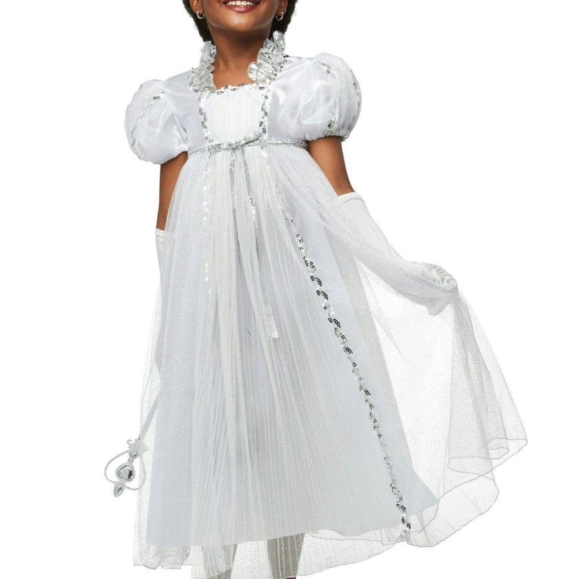 Girls' Angelic White Princess Costume