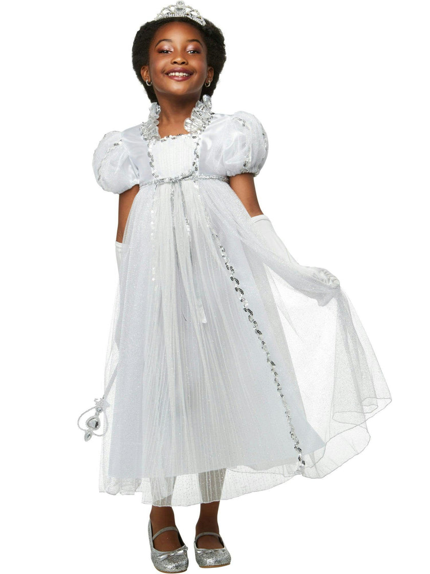 Girls' Angelic White Princess Costume