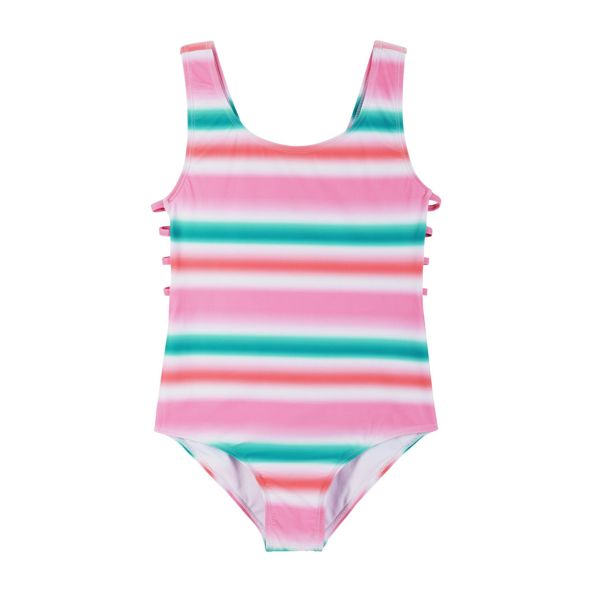 Multi-Stripe Swimsuit