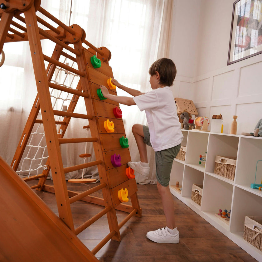 Chestnut | Outdoor & Indoor Foldable Jungle Gym