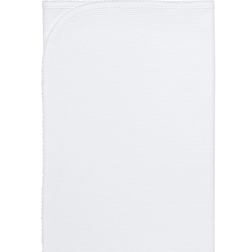 White Bubble Baby Blanket