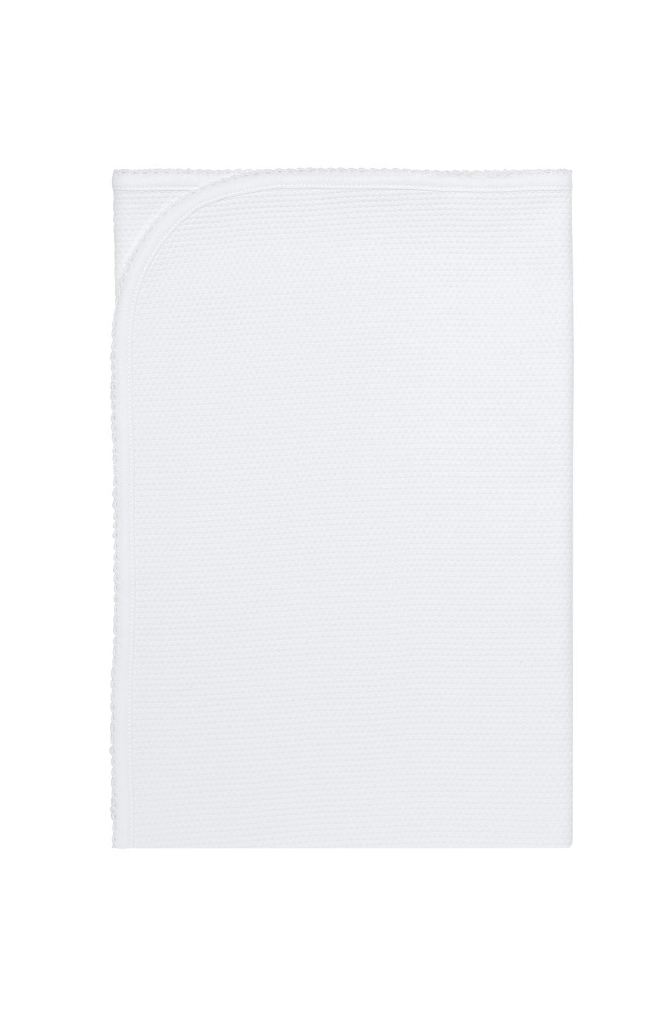 White Bubble Baby Blanket