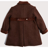 Traditional Double Breasted Coat in Brown (12mths-10yrs)