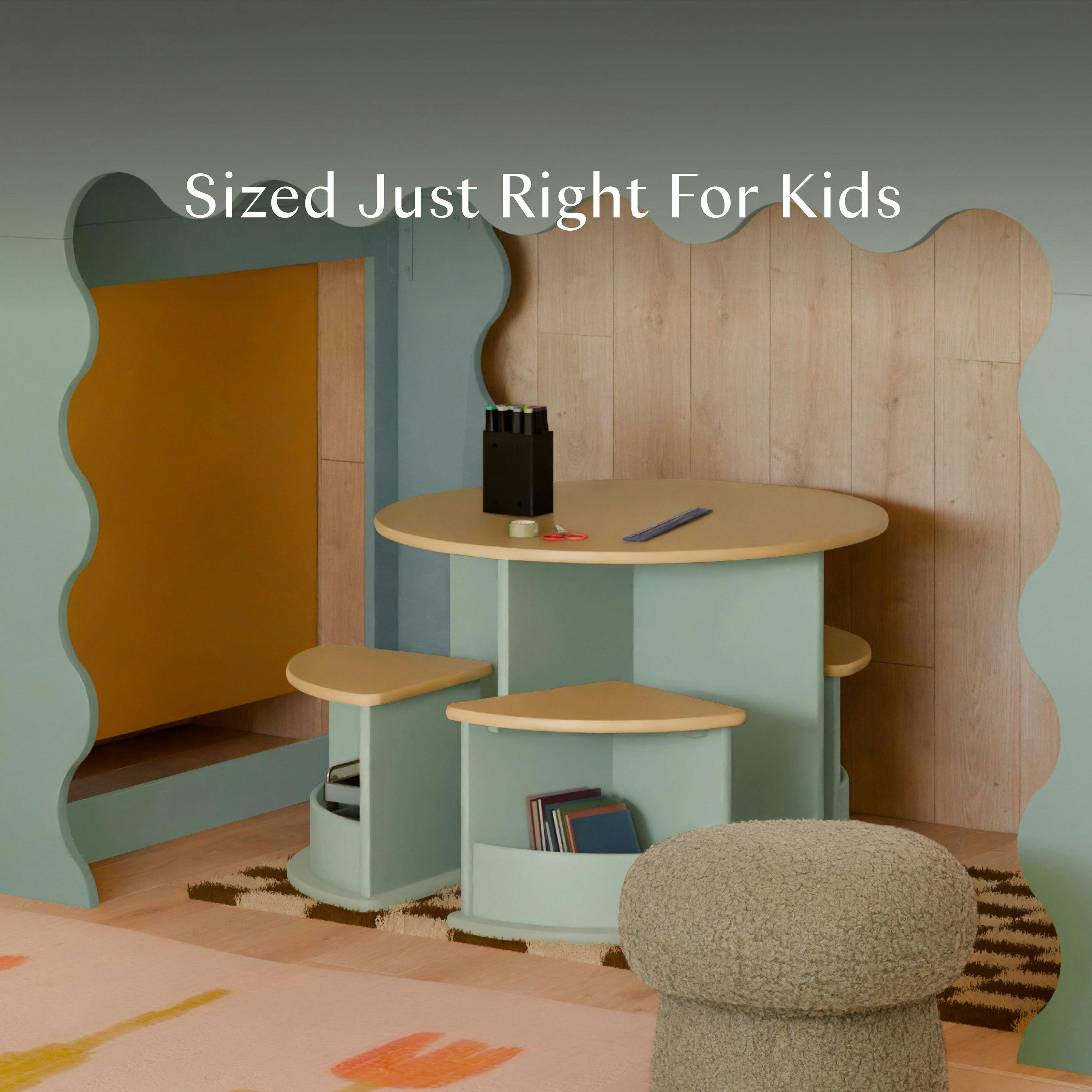 Babyletto Kids Nessa Nesting Play Table & Chair Set