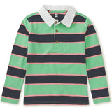 Long Sleeve Rugby Polo, Green
