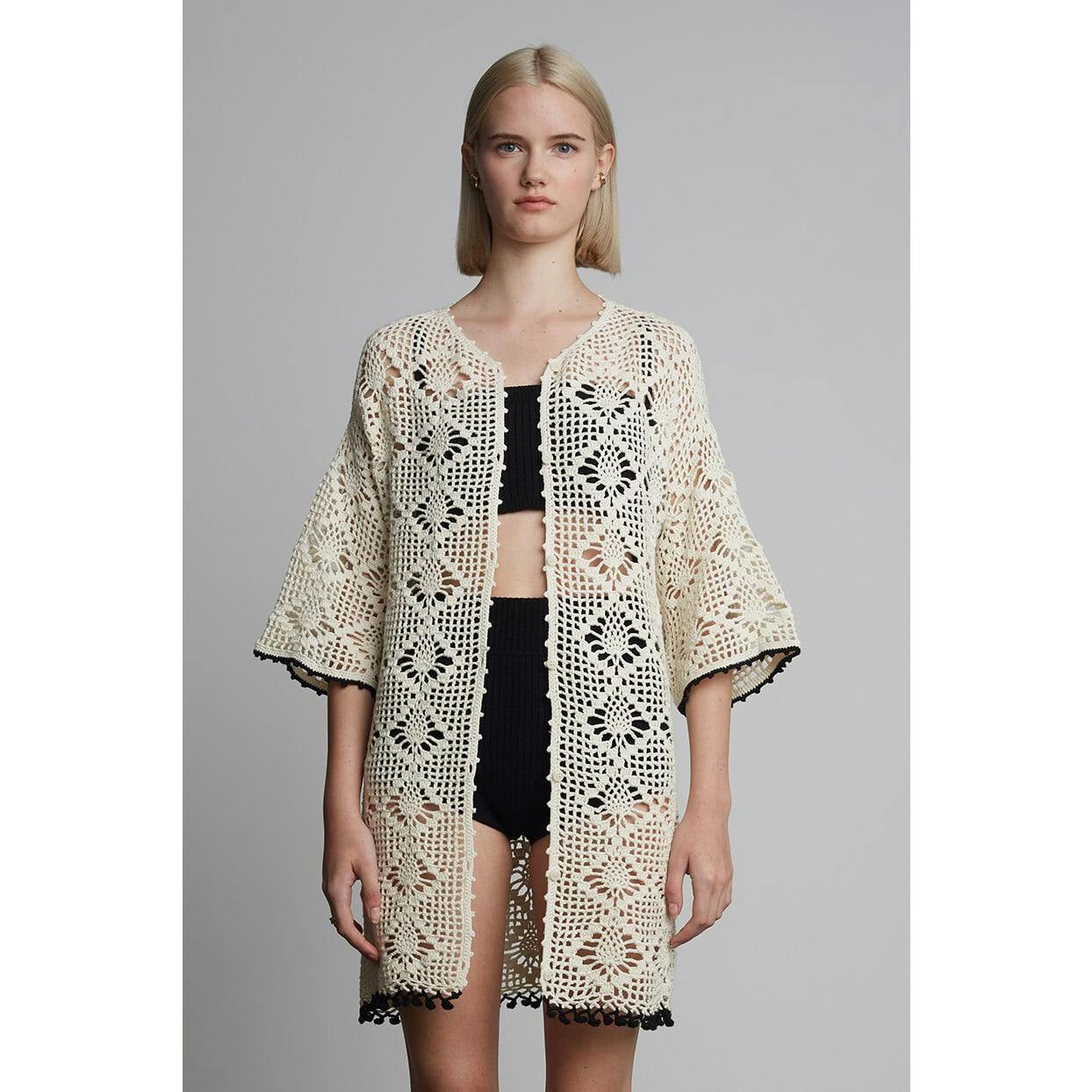 VIOLET CROCHET COVER UP | IVORY