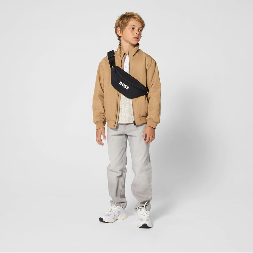 Black Logo Waist Bag