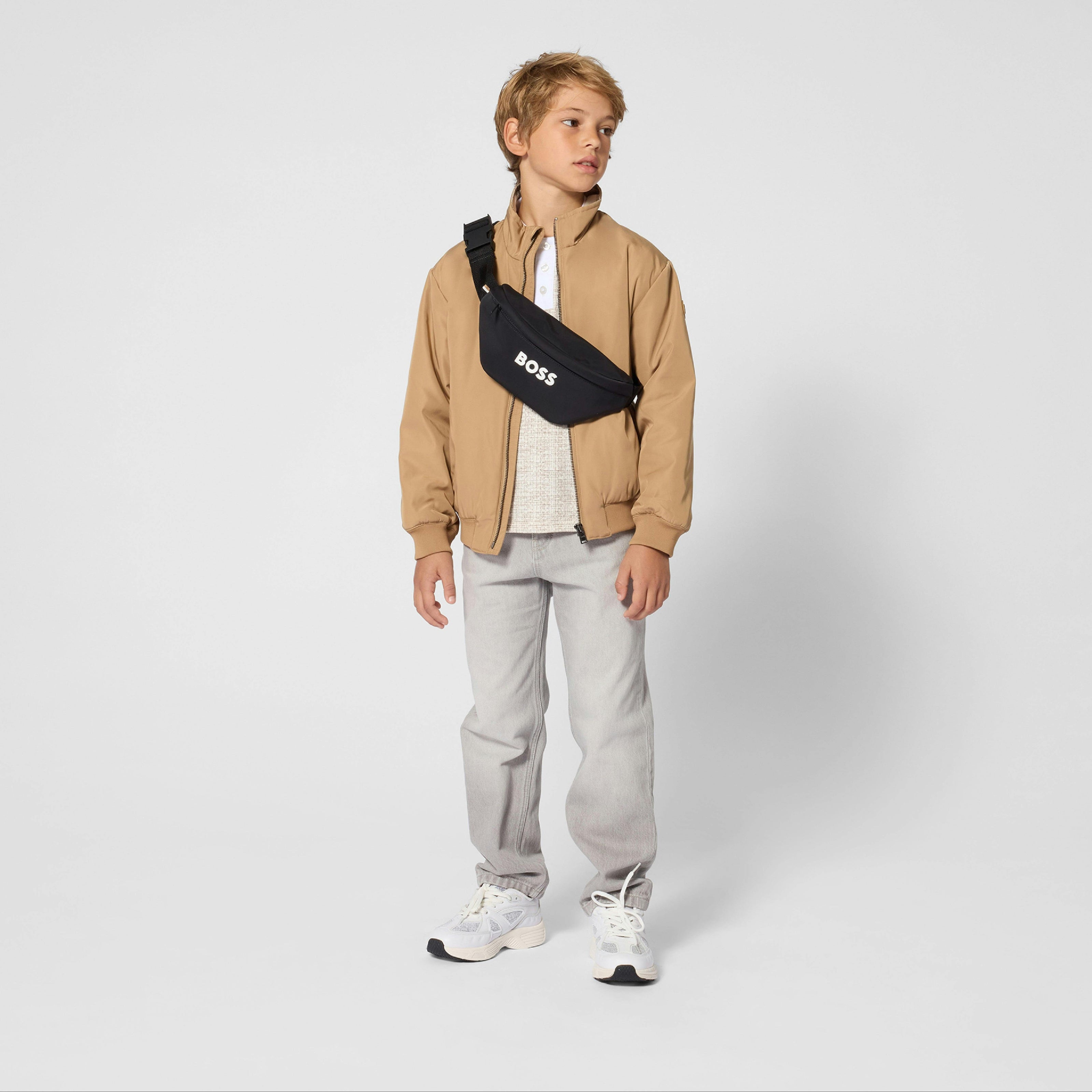 Black Logo Waist Bag
