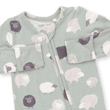 Black Sheep - 2 Way Zipper Footie