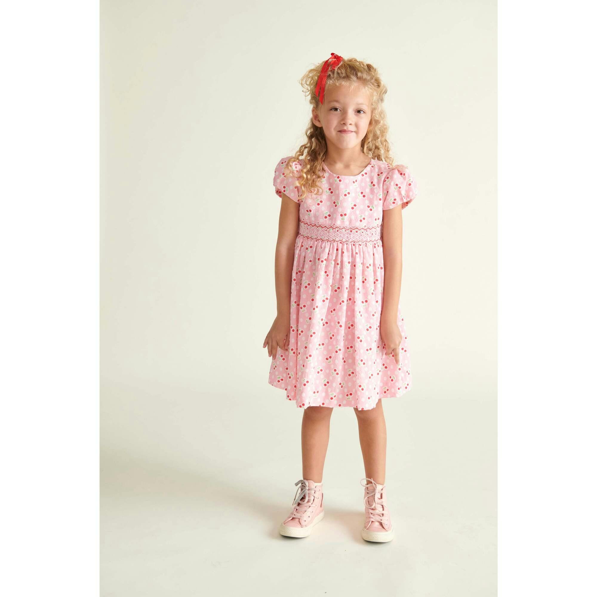 Hand-Smocked Girls Dress Sakura