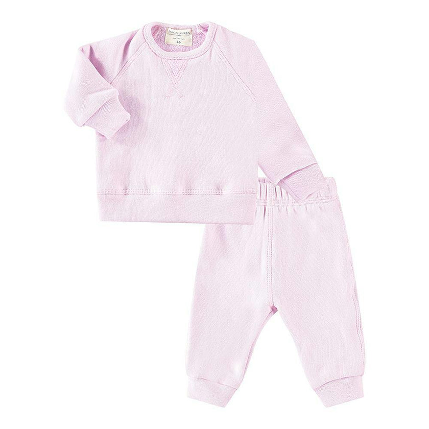 Sherpa Raglan Sweatshirt and Jogger Set