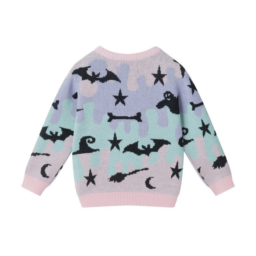 Infant (9-24M) Girls Three-Piece Sweater Set | Ghosts, Bats & Bones