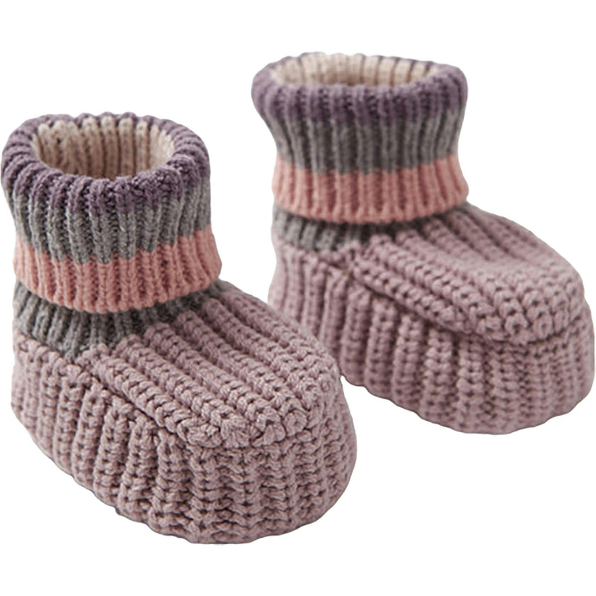 Chunky Ribbed Knit Anti-Grip Sole Slip-On Slippers