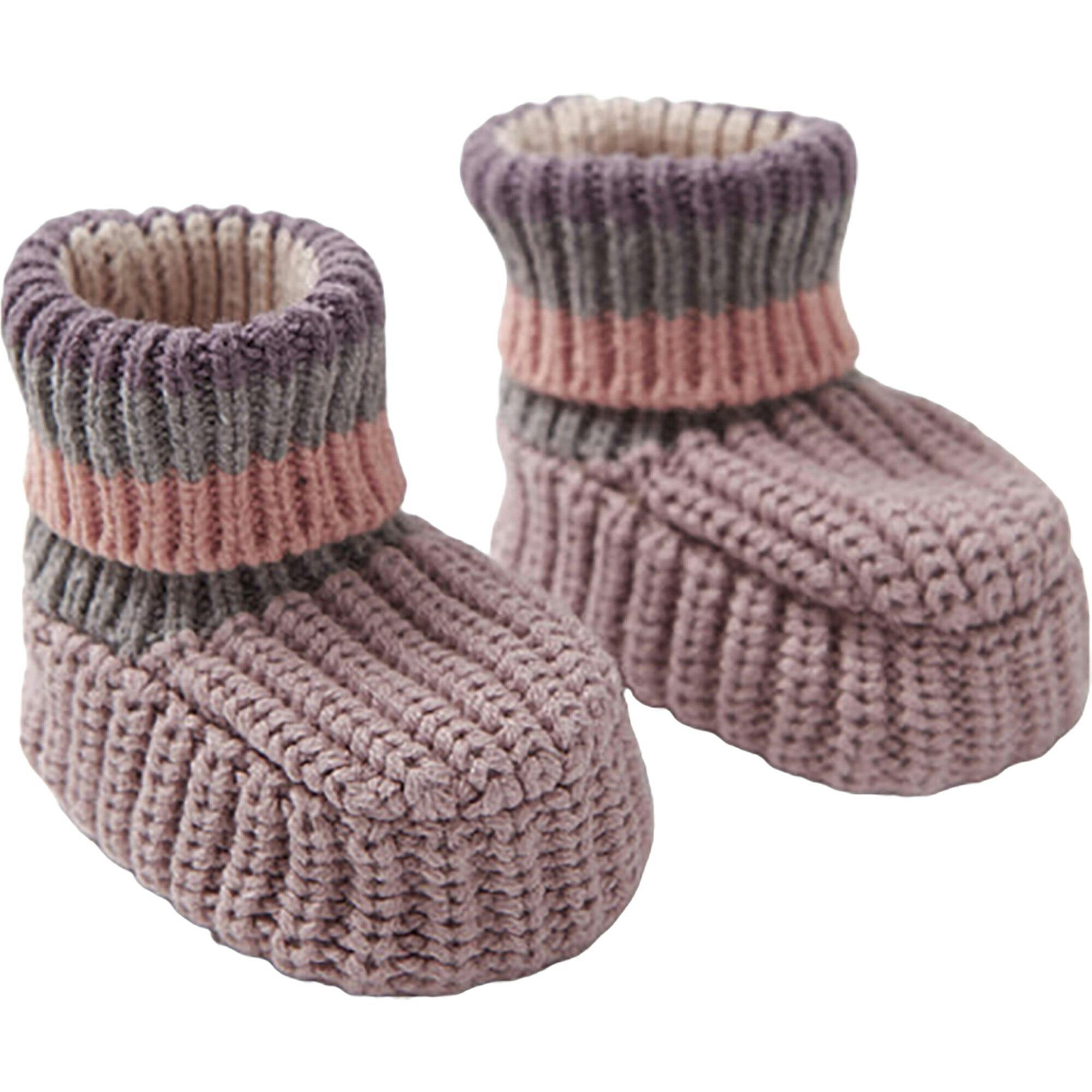 Chunky Ribbed Knit Anti-Grip Sole Slip-On Slippers