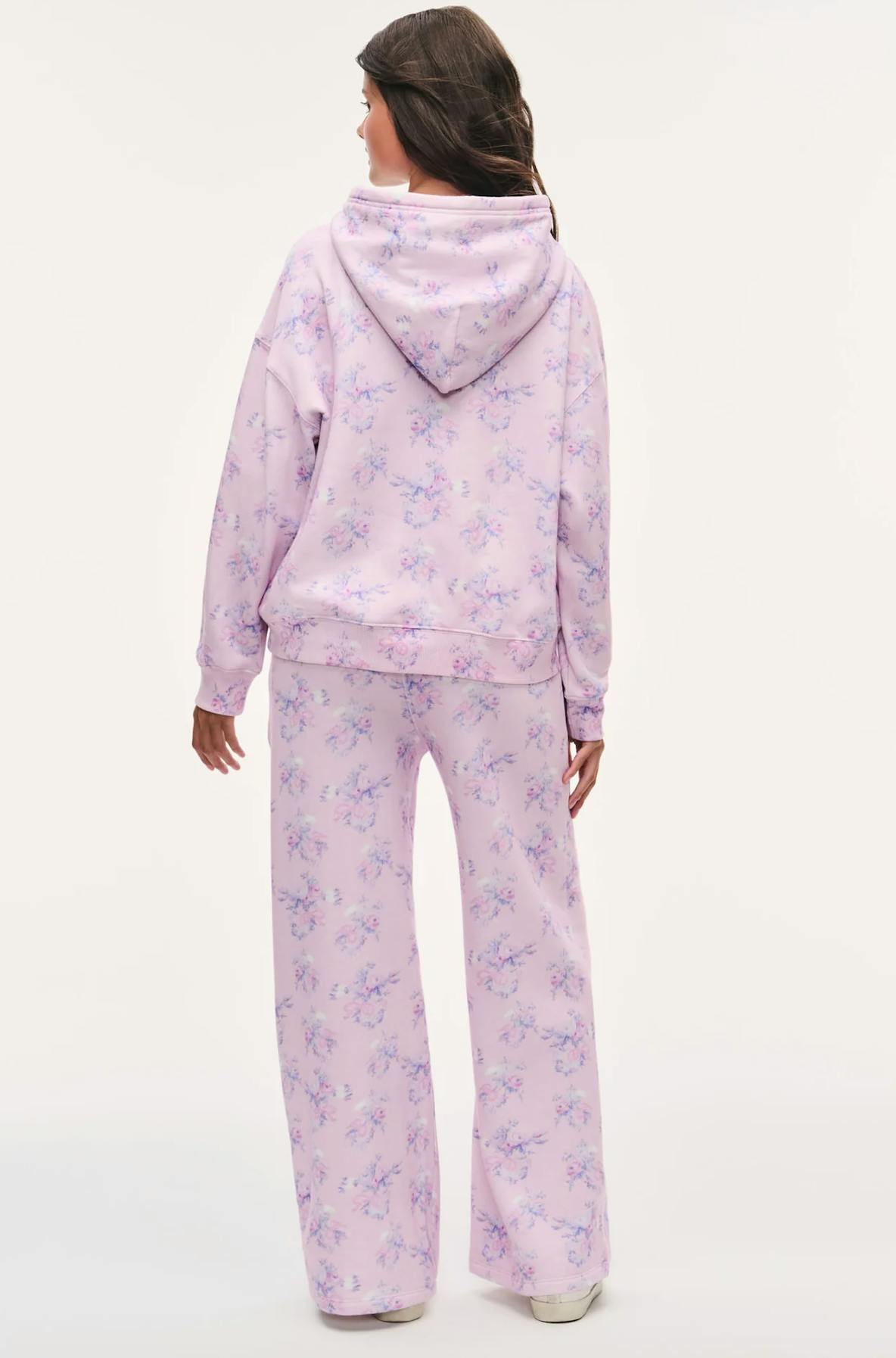 Nocova Tween Hoodie, Iced Mauve Floral