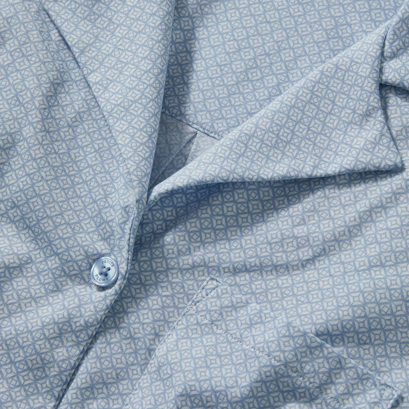 Women's Olivia Short Set in Periwinkle Geo