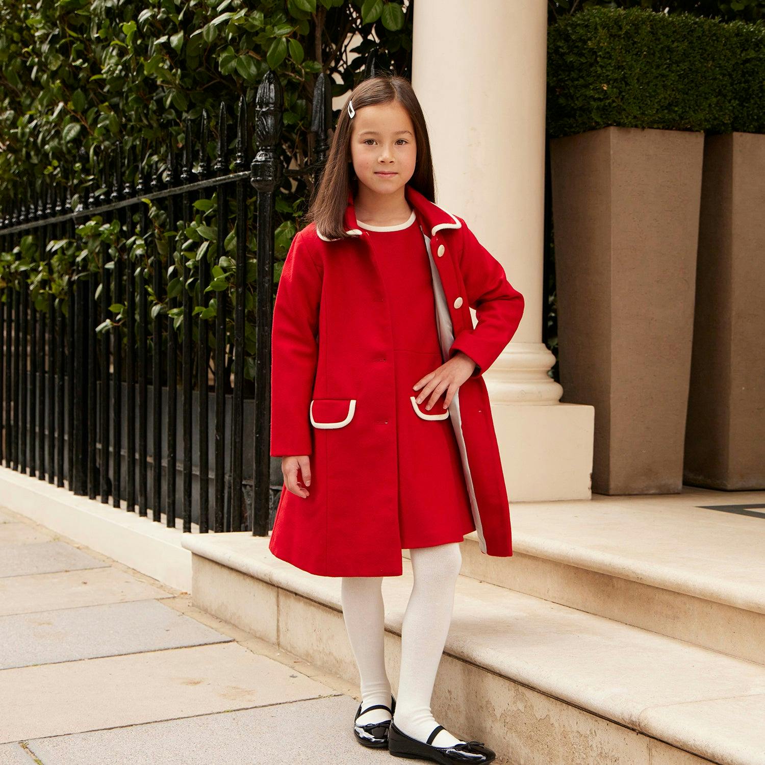 Kensington Dress - Pillar Box Red