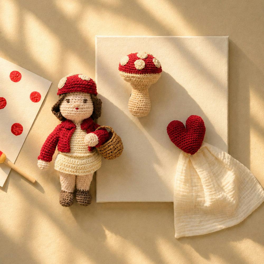 Amélie Dubois Doll 100% organic cotton