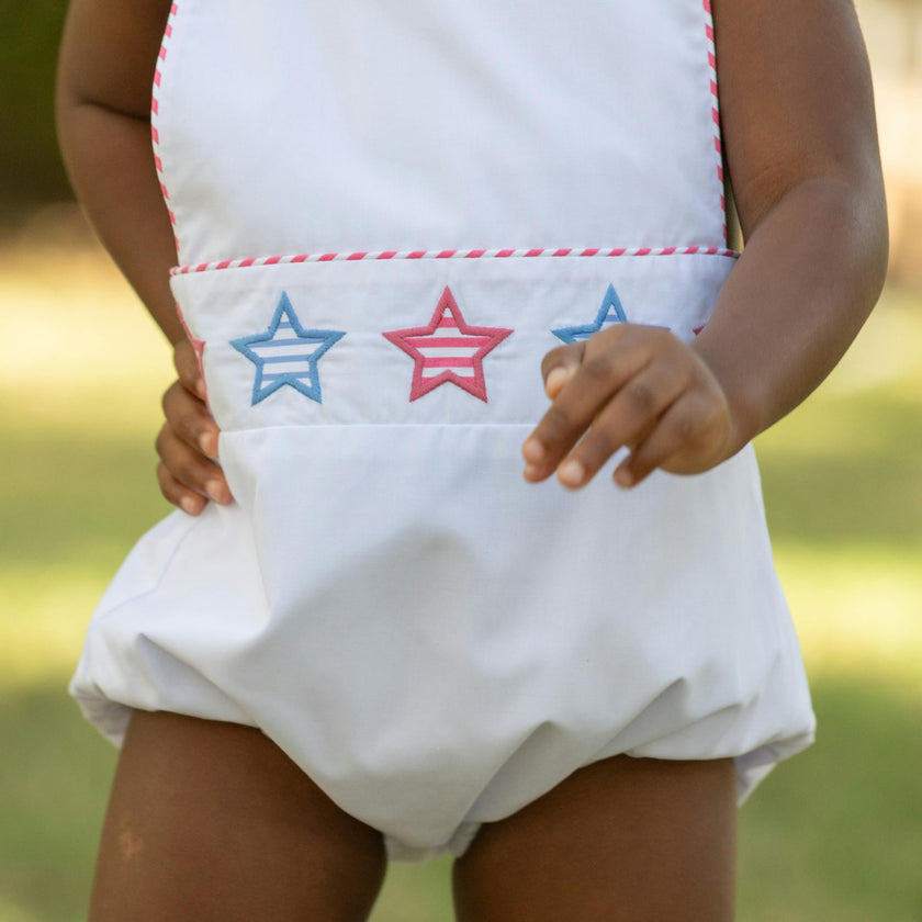 Henry Sunsuit in Striped Stars (Unisex)