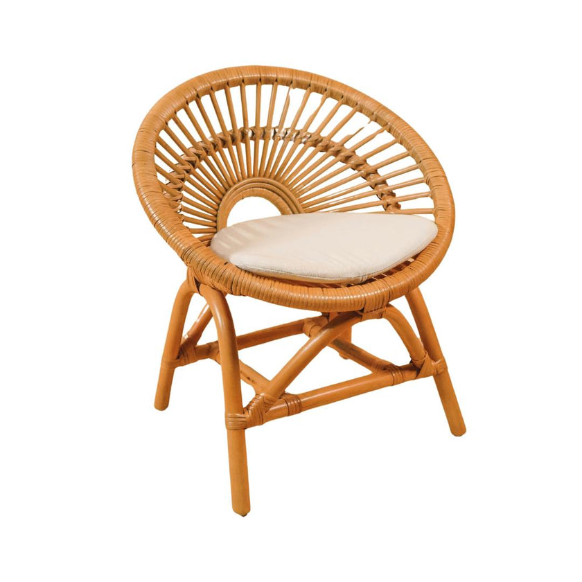 Handcrafted - Maya Kids Chair (Natural) - Rattan Wicker