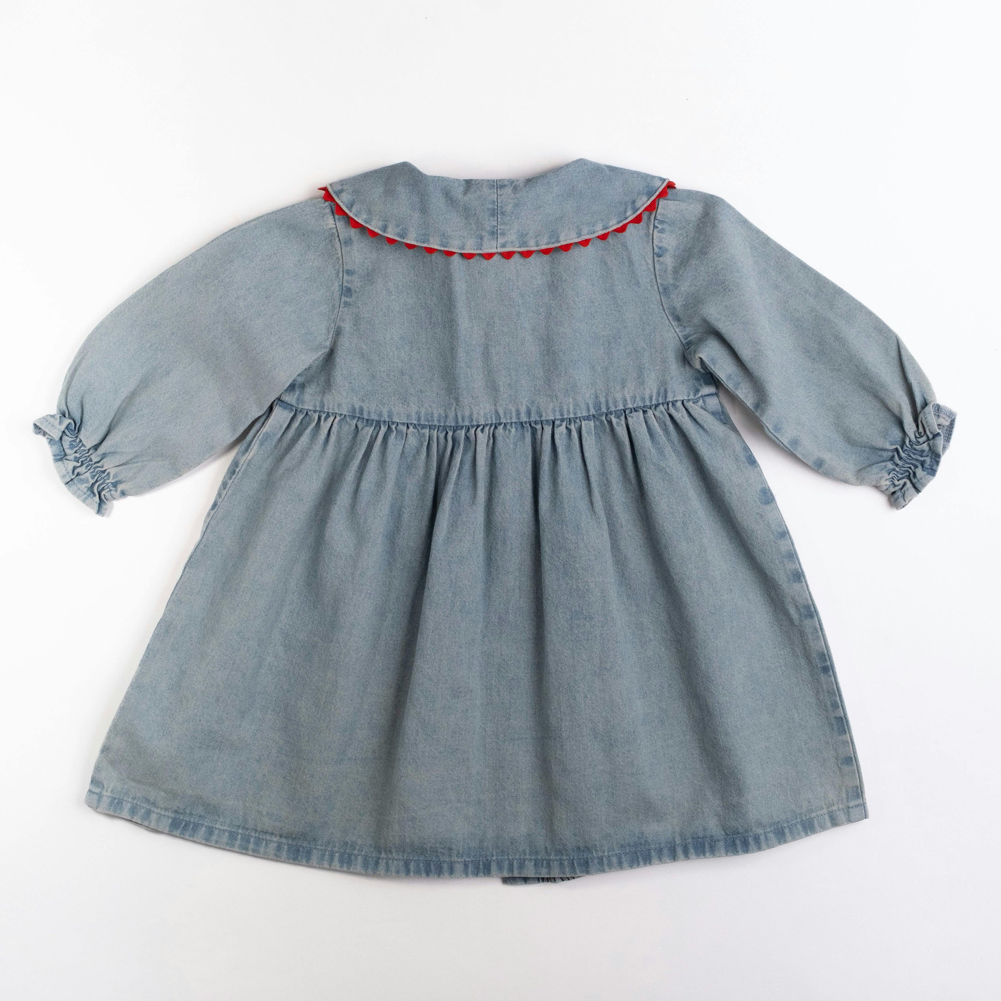 Clementine Dress in Denim Darling