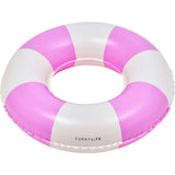 Mini Tube Pool Ring: Zest Magenta Stripe