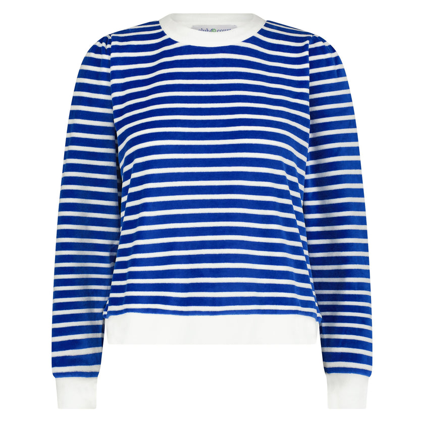 Stripe Poppy Top