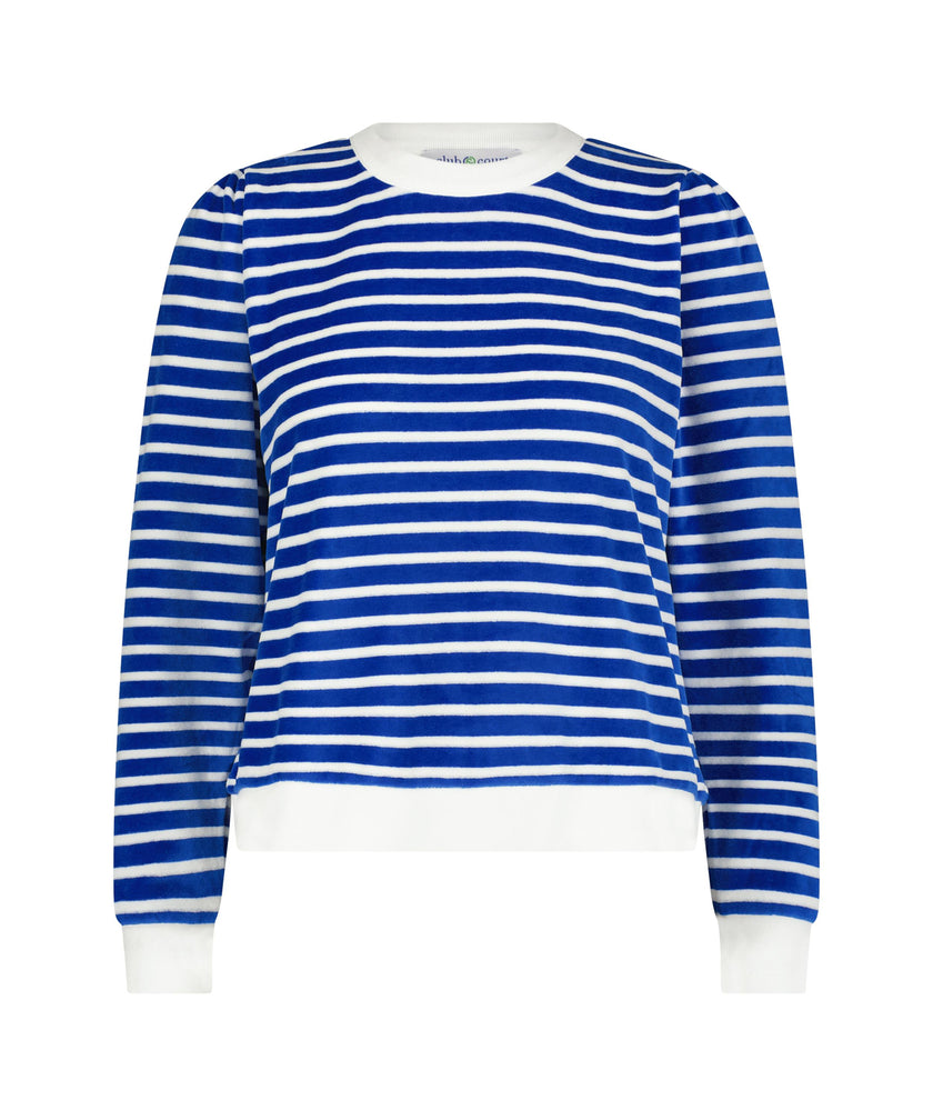Stripe Poppy Top