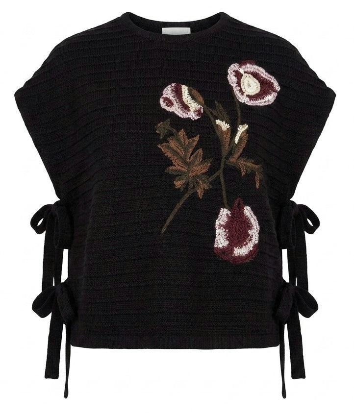 Floral Sweater Vest