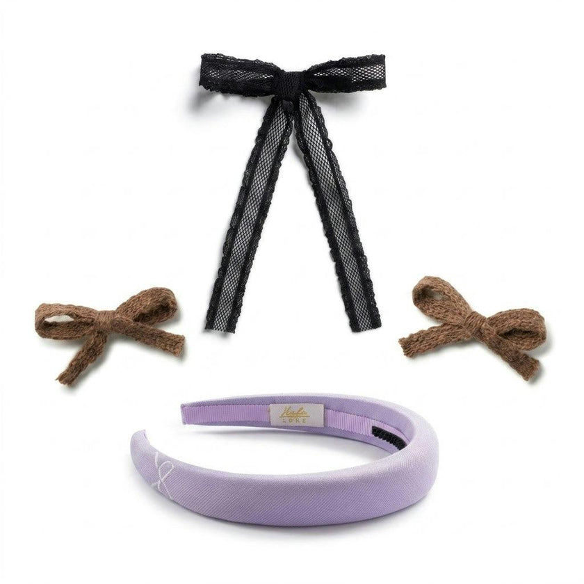 Halo Luxe High-Quality Hair Accessories Bundle - Designer Hair Collection
