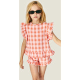 Mipounet SS26 Colette, Short Coral Pink