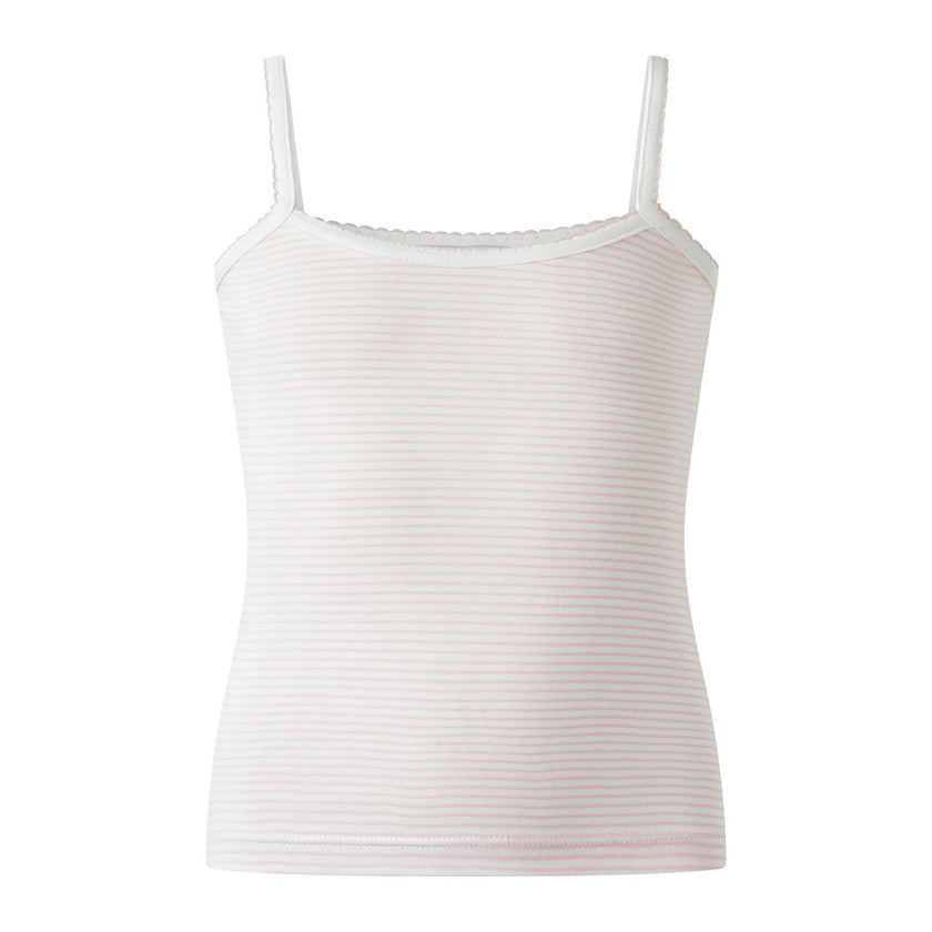 Pima Pink Stripe Underwear Set